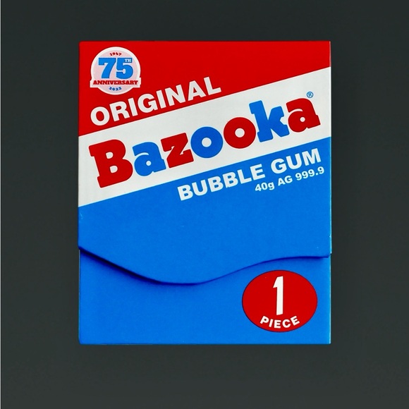 75th Anniversary Bazooka Joe® - Silver Wafer PAMP Mint 99,99% Pure Silver.(Rare) - Picture 7 of 16